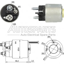 ZM2496 - ZM, ΜΠΟΥΤΟΝ ΜΙΖΑΣ VALEO 12V RENAULT LAGUNA