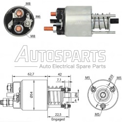 ZM4395 - ZM, ΜΠΟΥΤΟΝ ΜΙΖΑΣ MARELLI 12V FIAT PALIO, PANDA, SEICENTO, STRADA