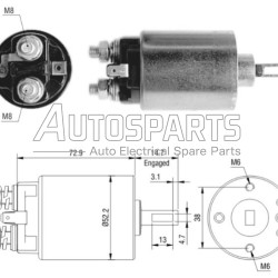 ZM1782 - ZM, ΜΠΟΥΤΟΝ ΜΙΖΑΣ HITACHI 12V NISSAN