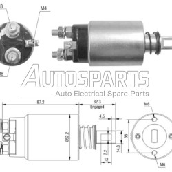 ZM2689 - ZM, ΜΠΟΥΤΟΝ ΜΙΖΑΣ HITACHI 24V ISUZU 