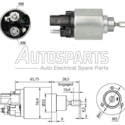 ZM3978 - ZM, ΜΠΟΥΤΟΝ ΜΙΖΑΣ BOSCH 12V TOYOTA HILUX