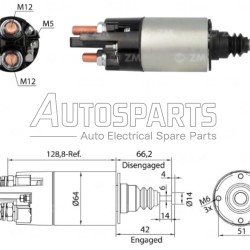 ZM842 - ZM, ΜΠΟΥΤΟΝ ΜΙΖΑΣ DELCO REMY 24V MITSUBISHI 