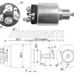 ZM1473 - ZM, ΜΠΟΥΤΟΝ ΜΙΖΑΣ BOSCH 12V OPEL 