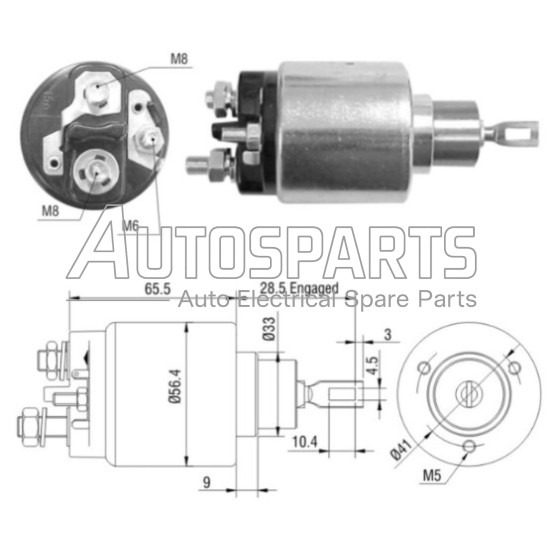ZM1473 - ZM, ΜΠΟΥΤΟΝ ΜΙΖΑΣ BOSCH 12V OPEL 