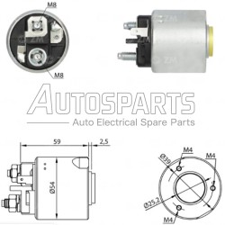 ZM1491 - ZM, ΜΠΟΥΤΟΝ ΜΙΖΑΣ VALEO 12V RENAULT 