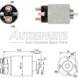ZM5698 - ZM, ΜΠΟΥΤΟΝ ΜΙΖΑΣ MITSUBISHI 12V