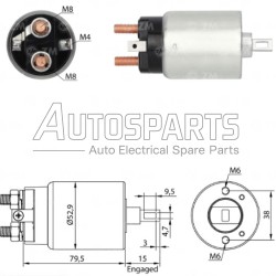 ZM3981 - ZM, ΜΠΟΥΤΟΝ ΜΙΖΑΣ HITACHI 12V OPEL FRONTERA, ISUZU CAMPO