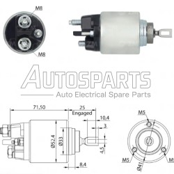 ZM4382 - ZM, ΜΠΟΥΤΟΝ ΜΙΖΑΣ BOSCH 12V CITROEN, FIAT, PEUGEOT