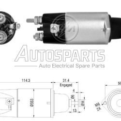ZM1898ZB - ZM, ΜΠΟΥΤΟΝ ΜΙΖΑΣ MITSUBISHI 12V
