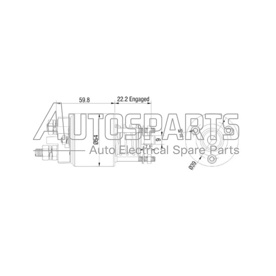 ZM3396 - ZM, ΜΠΟΥΤΟΝ ΜΙΖΑΣ MARELLI 12V BMW