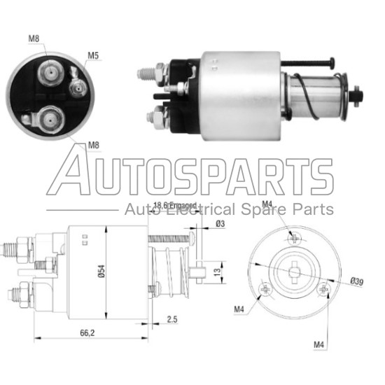 ZM1496 - ZM, ΜΠΟΥΤΟΝ ΜΙΖΑΣ VALEO 12V CITROEN, FIAT, LANCIA, PEUGEOT