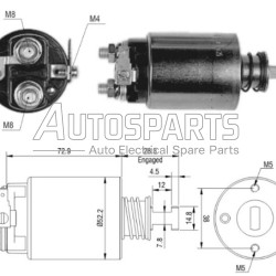 ZM583 - ZM, ΜΠΟΥΤΟΝ ΜΙΖΑΣ HITACHI 12V 