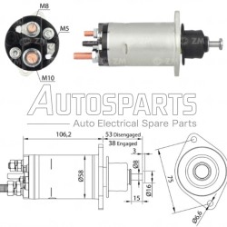 ZM2818 - ZM, ΜΠΟΥΤΟΝ ΜΙΖΑΣ DELCO REMY 12V MERCEDES BENZ