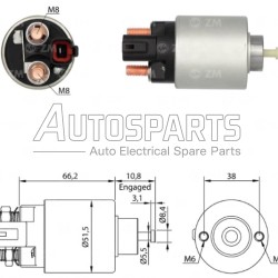 ZM2995 - ZM, ΜΠΟΥΤΟΝ ΜΙΖΑΣ MITSUBISHI 12V HYUNDAI