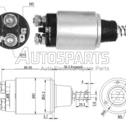 ZM537 - ZM, ΜΠΟΥΤΟΝ ΜΙΖΑΣ BOSCH 12V MERCEDES