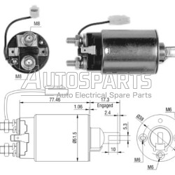 ZM693 - ZM, ΜΠΟΥΤΟΝ ΜΙΖΑΣ MITSUBISHI 12V 