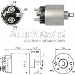 ZM410 - ZM, ΜΠΟΥΤΟΝ ΜΙΖΑΣ HITACHI 12V OPEL COMBO, CORSA