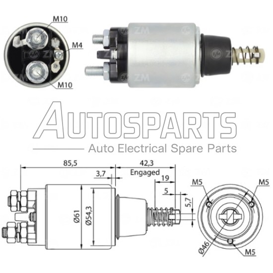 ZM648 - ZM, ΜΠΟΥΤΟΝ ΜΙΖΑΣ BOSCH 12V MERCEDES