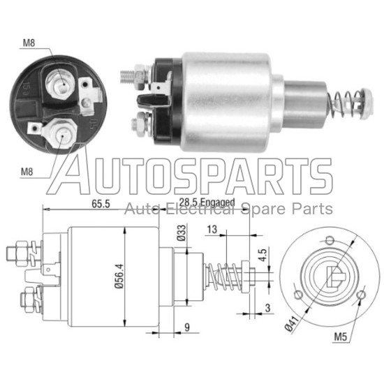 ZM676 - ZM, ΜΠΟΥΤΟΝ ΜΙΖΑΣ BOSCH 12V VW TRANSPORTER