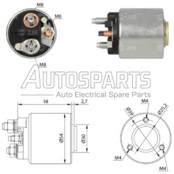 ZM591 - ZM, ΜΠΟΥΤΟΝ ΜΙΖΑΣ VALEO 12V DAEWOO, FIAT, OPEL 