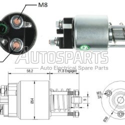 ZM397 - ZM, ΜΠΟΥΤΟΝ ΜΙΖΑΣ MARELLI 12V TOYOTA AVENSIS, COROLLA