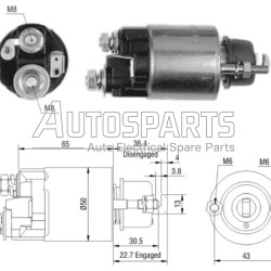 ZM702 - ZM, ΜΠΟΥΤΟΝ ΜΙΖΑΣ DENSO 12V 