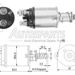 ZM615 - ZM, ΜΠΟΥΤΟΝ ΜΙΖΑΣ LUCAS 12V FORD TRANSIT 