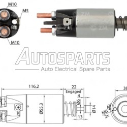 ZM3897 - ZM, ΜΠΟΥΤΟΝ ΜΙΖΑΣ MITSUBISHI 24V 