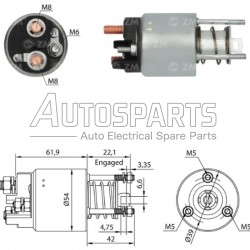 ZM395 - ZM, ΜΠΟΥΤΟΝ ΜΙΖΑΣ MARELLI 12V 
