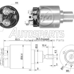 ZM773 - ZM, ΜΠΟΥΤΟΝ ΜΙΖΑΣ BOSCH 12V VW 