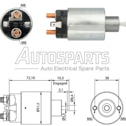 ZM697 - ZM, ΜΠΟΥΤΟΝ ΜΙΖΑΣ MITSUBISHI 12V 
