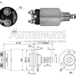 ZM1653 - ZM, ΜΠΟΥΤΟΝ ΜΙΖΑΣ BOSCH 12V JOHN DEERE