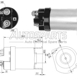 ZM556 - ZM, ΜΠΟΥΤΟΝ ΜΙΖΑΣ DELCO REMY 12V OPEL ΠΑΛΙΟ ΜΟΝΤΕΛΟ