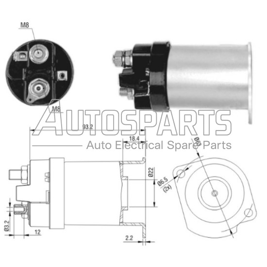 ZM556 - ZM, ΜΠΟΥΤΟΝ ΜΙΖΑΣ DELCO REMY 12V OPEL ΠΑΛΙΟ ΜΟΝΤΕΛΟ