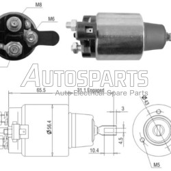 ZM1477 - ZM, ΜΠΟΥΤΟΝ ΜΙΖΑΣ BOSCH 12V CHRYSLER, DODGE