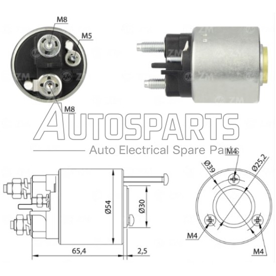 ZM496 - ZM, ΜΠΟΥΤΟΝ ΜΙΖΑΣ VALEO 12V CITROEN, FIAT, LANCIA, PEUGEOT