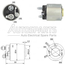 ZM498 - ZM, ΜΠΟΥΤΟΝ ΜΙΖΑΣ VALEO 12V FORD FIESTA, KA