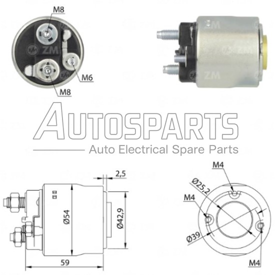 ZM498 - ZM, ΜΠΟΥΤΟΝ ΜΙΖΑΣ VALEO 12V FORD FIESTA, KA