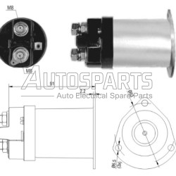 ZM555 - ZM, ΜΠΟΥΤΟΝ ΜΙΖΑΣ DELCO REMY 12V OPEL ΠΑΛΙΟ ΜΟΝΤΕΛΟ