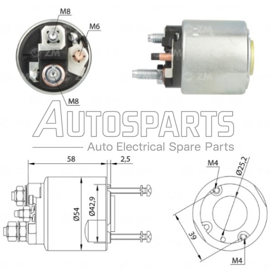 ZM495 - ZM, ΜΠΟΥΤΟΝ ΜΙΖΑΣ VALEO 12V