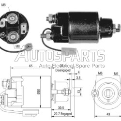 ZM704 - ZM, ΜΠΟΥΤΟΝ ΜΙΖΑΣ DENSO 12V DAIHATSU, TOYOTA HIACE