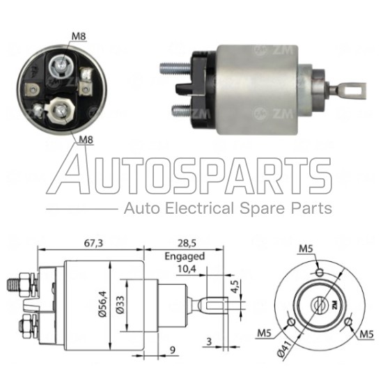 ZM574 - ZM, ΜΠΟΥΤΟΝ ΜΙΖΑΣ BOSCH 12V 