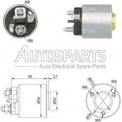 ZM491 - ZM, ΜΠΟΥΤΟΝ ΜΙΖΑΣ BOSCH 12V, FIAT, PEUGEOT, SUZUKI