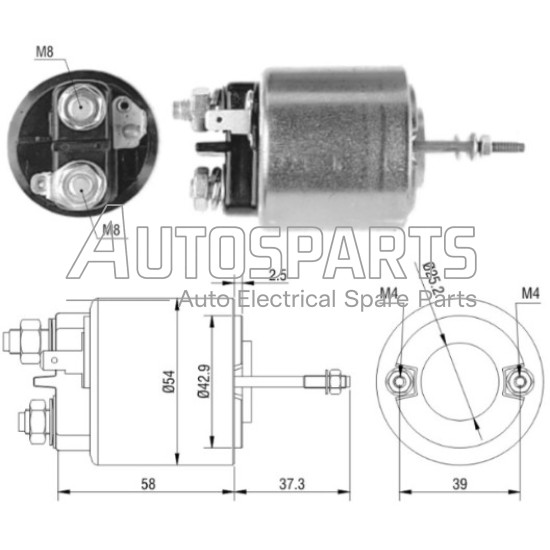 IA9101 - PROTECH, ΜΠΟΥΤΟΝ ΜΙΖΑΣ VALEO 12V VOLVO, RENAULT