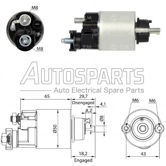 237806 - CARGO, ΜΠΟΥΤΟΝ DENSO 12V HONDA 