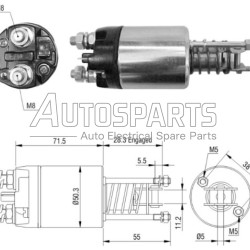 ZM4651 - ZM, ΜΠΟΥΤΟΝ ΜΙΖΑΣ MARELLI 12V LANCIA 