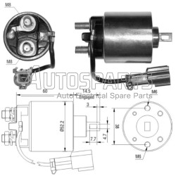 ZM1719 - ZM, ΜΠΟΥΤΟΝ ΜΙΖΑΣ HITACHI 12V  