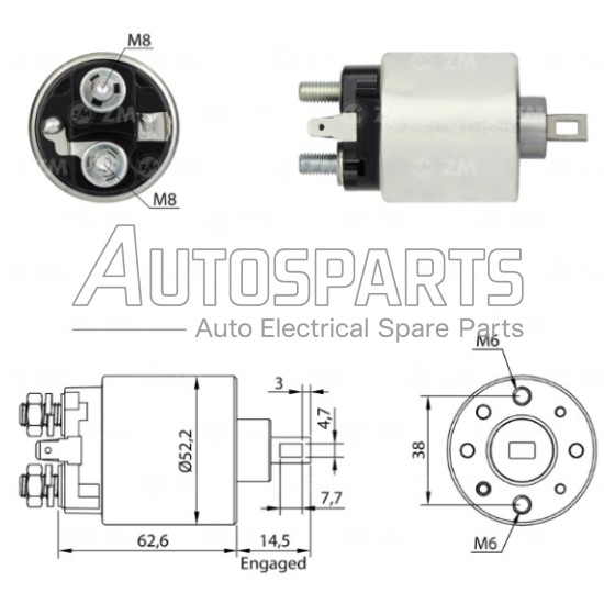 133044 - CARGO, ΜΠΟΥΤΟΝ ΜΙΖΑΣ BOSCH 12V SUBARU