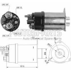ZM454 - ZM, ΜΠΟΥΤΟΝ ΜΙΖΑΣ DELCO REMY 12V CASE, CATERPILLAR