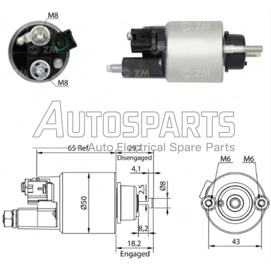 234992 - CARGO, ΜΠΟΥΤΟΝ ΜΙΖΑΣ DENSO 12V TOYOTA 